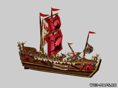 Мод на лодку Warcraft