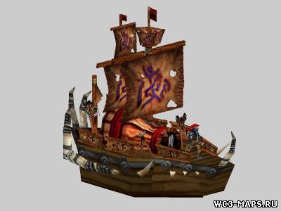 Мод на лодку Warcraft