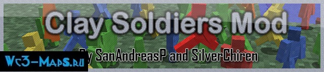 Мод на солдатиков - "Clay Soldiers" для Minecraft 1.6.2