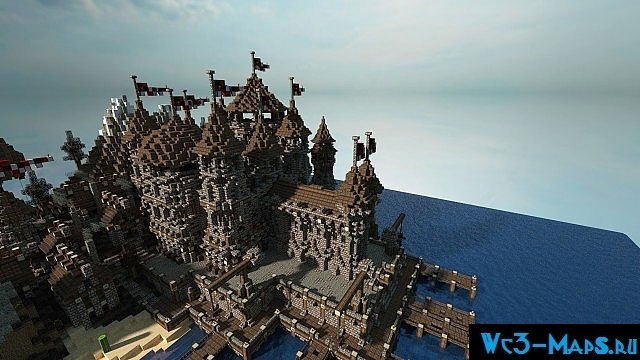 Карта "Средневековый форт" для Minecraft 1.6.2