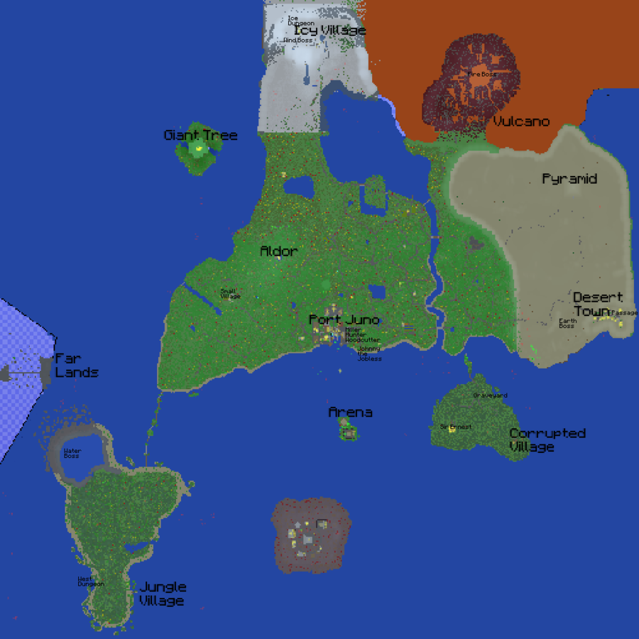 minecraft 1.7.10 broken city map