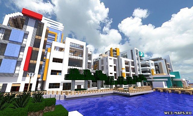 minecraft 1.7.10 city map with villigers
